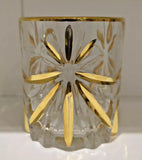 24KT GOLD OASIS Venetian WHISKY GLASSES
