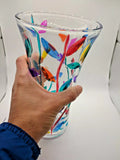TREE OF LIFE 8.25" Murano Vase