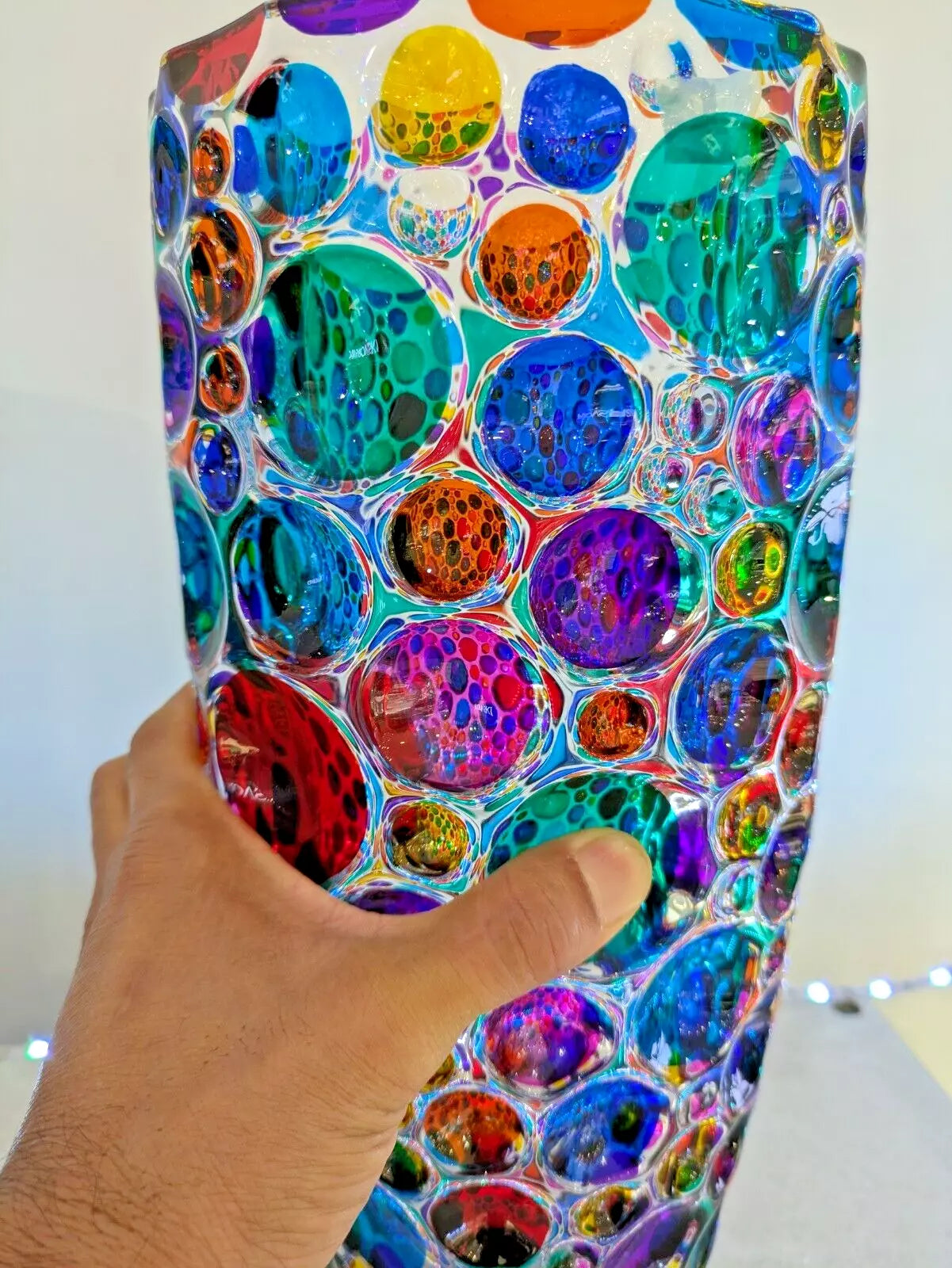 VA285 KALEIDESCOPE VASE 14" Tall