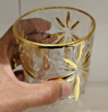 24KT GOLD OASIS Venetian WHISKY GLASSES