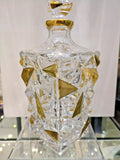 24kt Gold plated Venetian Glass Decanter 30 OZ
