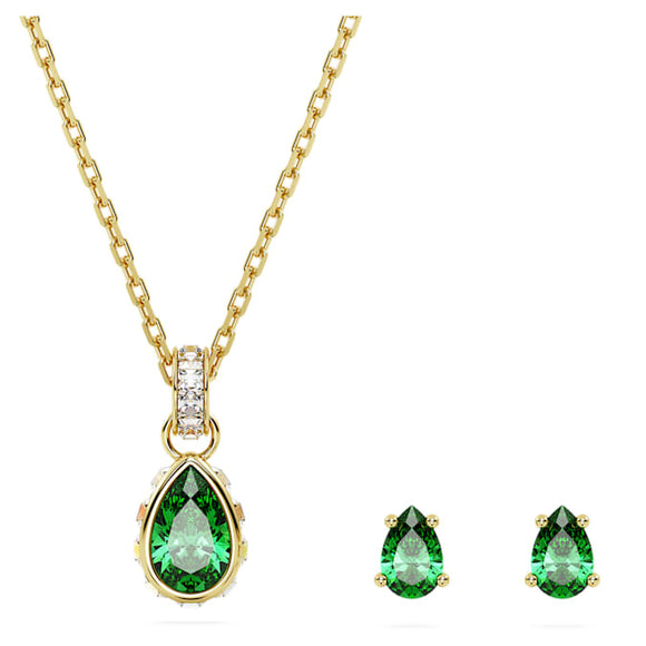 Stilla set Heart, Red, Gold-tone plated 5684507