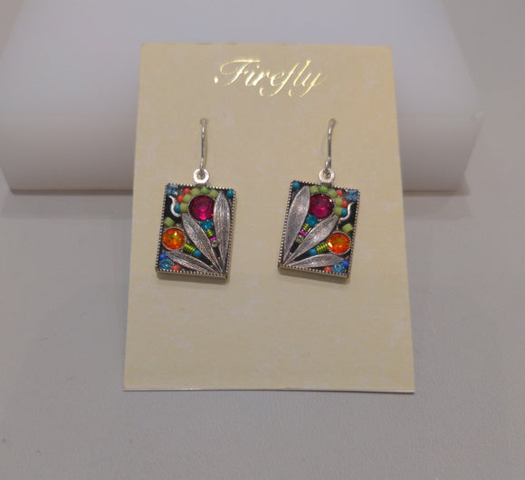 FIREFLY JEWELRY 7575 MC EARRING Multi COLOR New Silver Wire