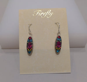 FIREFLY JEWELRY 7836 MC EARRING Multi COLOR New Silver Wire