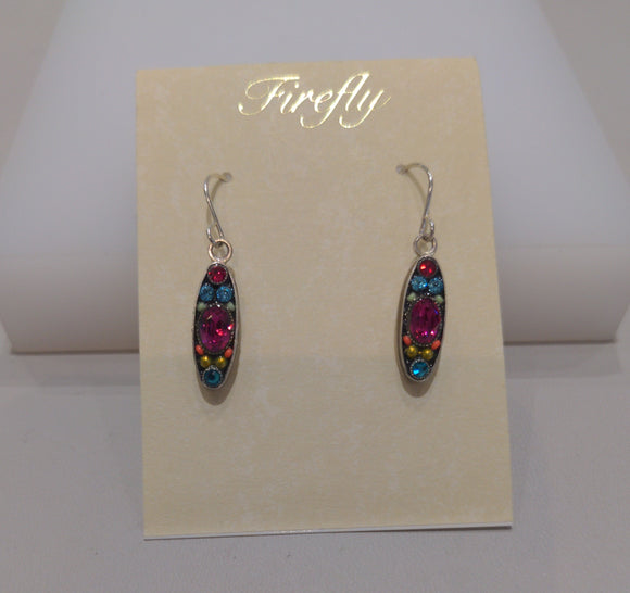 FIREFLY JEWELRY 7836 MC EARRING Multi COLOR New Silver Wire