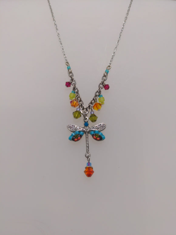 FIREFLY JEWELRY 8292MC Dragonfly Necklace Multi Color New