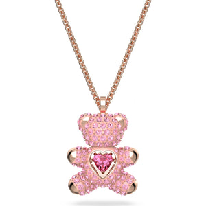 Teddy pendant, Bear, Pink, Rose gold-tone plated
5642976