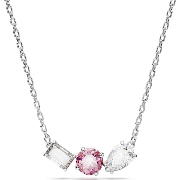 Mesmera pendant, Mixed cuts, Pink, Rhodium plated
5668275