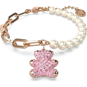 Teddy bracelet, Bear, Pink, Rose gold-tone plated
5669169