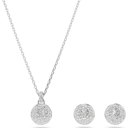 Meteora set, White, Rhodium plated
5683445