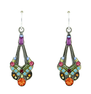 FIREFLY JEWELRY 6415MC EARRING Multi COLOR New Silver Wire