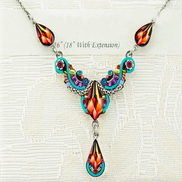 FIREFLY JEWELRY 8814-MC Necklace Multi Color New