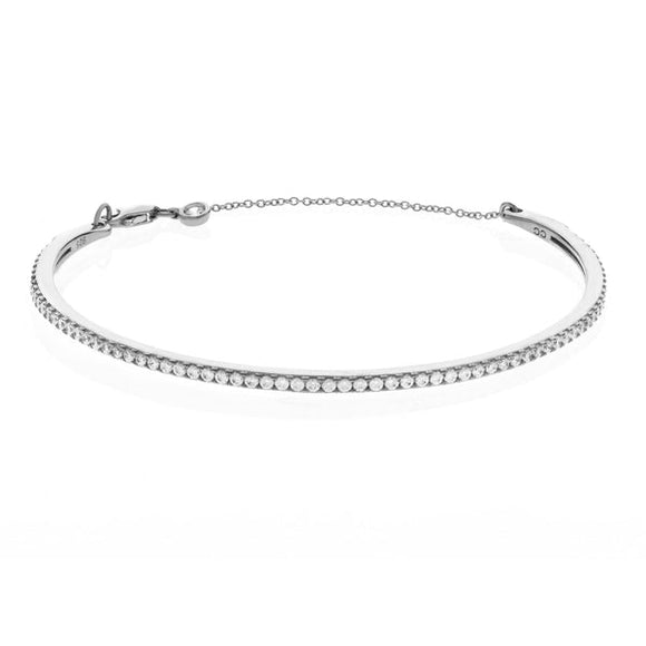 PAVE CHAIN BANGLE FINISHED IN PURE PLATINUM 9010486B00CZ