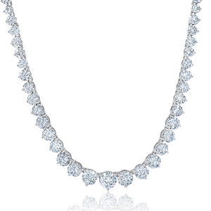 Classic Small tennis necklace