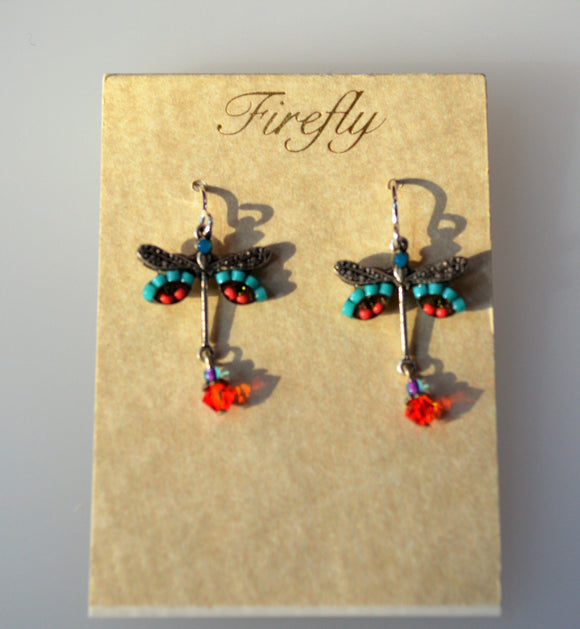 Firefly Jewelry Dragon fly earring - 6625MC