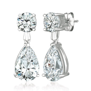 Pear drop earrings