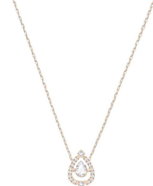 Sparkling Dance Necklace Pear-shaped ROS Crystal 5451993