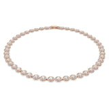 Angelic necklace Round cut, White, Rose gold-tone plated 5367845