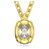 Dulcis Pendant, Cushion Cut Crystals, Yellow, Gold-tone Plated 5613656
