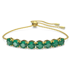 Exalta bracelet Green, Gold-tone plated 5643756