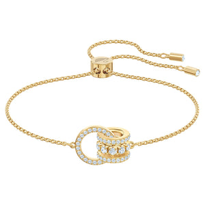 Further Bracelet White, Gold-tone plated-5499000