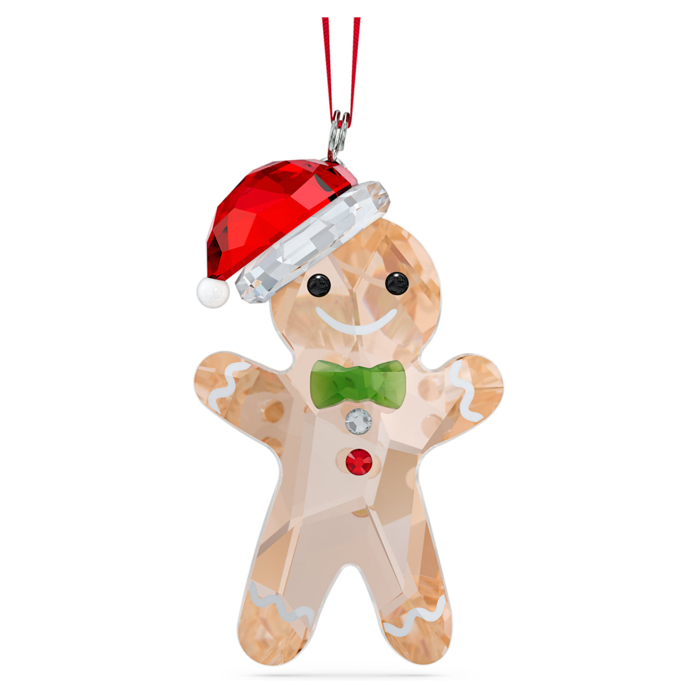 Swarovski Holiday Cheers Gingerbread Man Ornament.