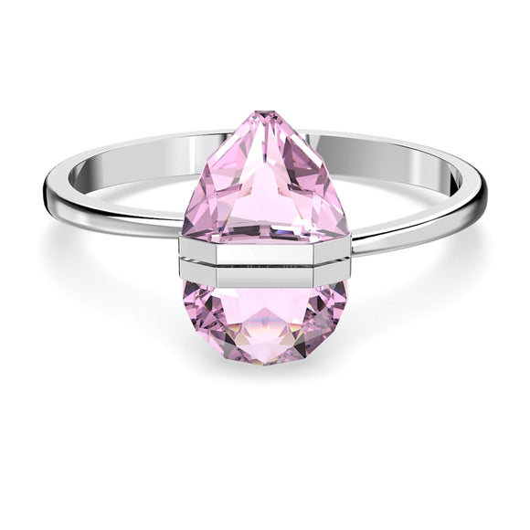 Lucent Bangle, Pink, Stainless Steel