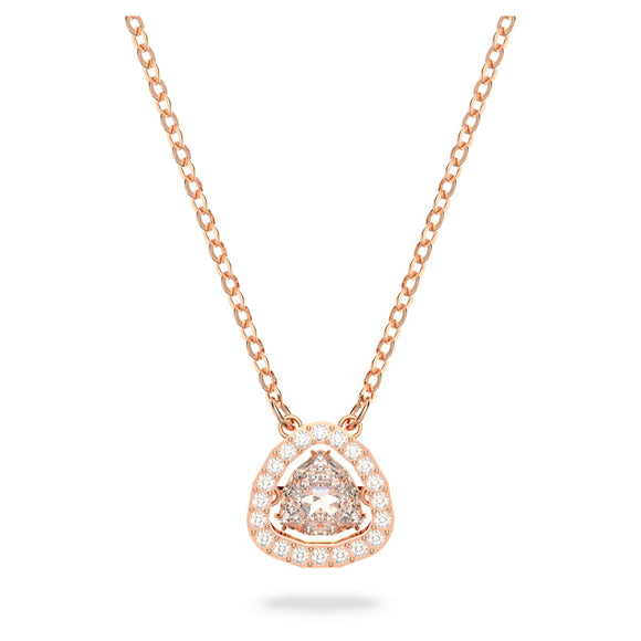 Millenia necklace White, Rose gold-tone plated 5640292