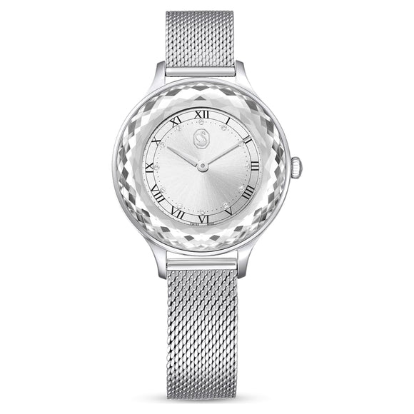 Octea Nova watch, Swiss Made, Metal bracelet, Silver tone, Stainless steel 5650039