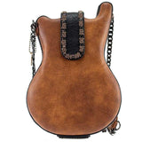 Open Mic Crossbody Guitar Handbag BAG 19-505