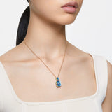 Orbita necklace Octagon cut, Multicolored, Gold-tone plated 5640256