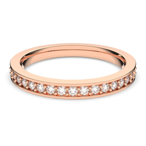Rare ring White, Rose gold-tone plated