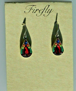 FIREFLY JEWELRY 7878MC Multi COLOR EARRING New Silver Wire