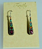 FIREFLY JEWELRY 7790MC EARRING Multi color New Silver Wire