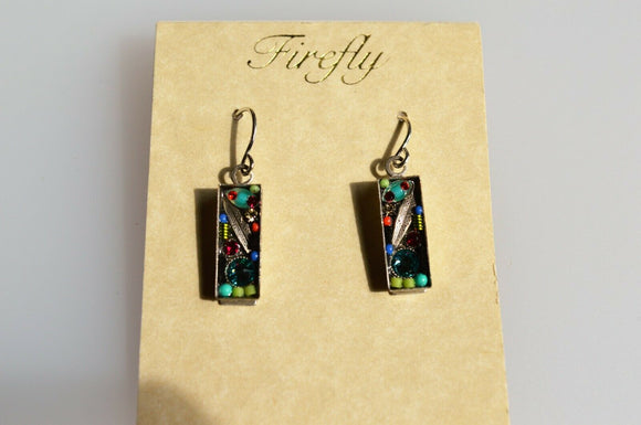 FIREFLY JEWELRY 7572MC EARRING Blue COLOR New Silver Wire