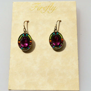 FIREFLY JEWELRY 7707FH EARRING Multi COLOR New Silver Wire
