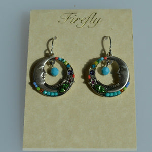 FIREFLY JEWELRY 6733MC EARRING Multi COLOR New Silver Wire
