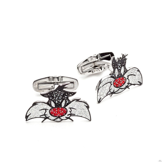 Swarovski Sylvester 5484687 Dark Multi-Colored Crystal Cufflinks