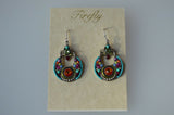 FIREFLY JEWELRY 7533-MC Multi COLOR Earring New Silver Wire