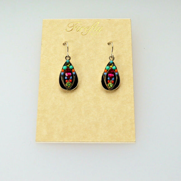 FIREFLY JEWELRY 7163 Multi color Earring New Silver Wire