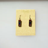 FIREFLY JEWELRY 7873RB EARRING Royal Blue COLOR New Silver Wire