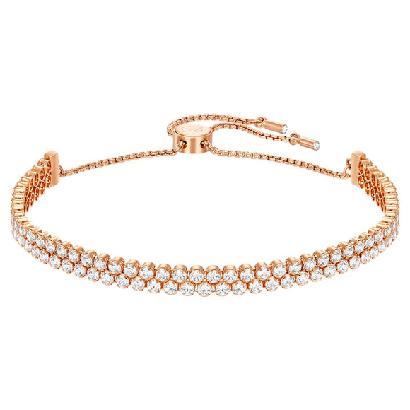 Subtle bracelet White, Rose gold-tone plated 5224182
