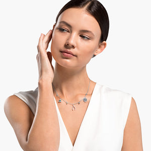 Swarovski Symbolic Charm Necklace Light multi-colored, Rhodium plated